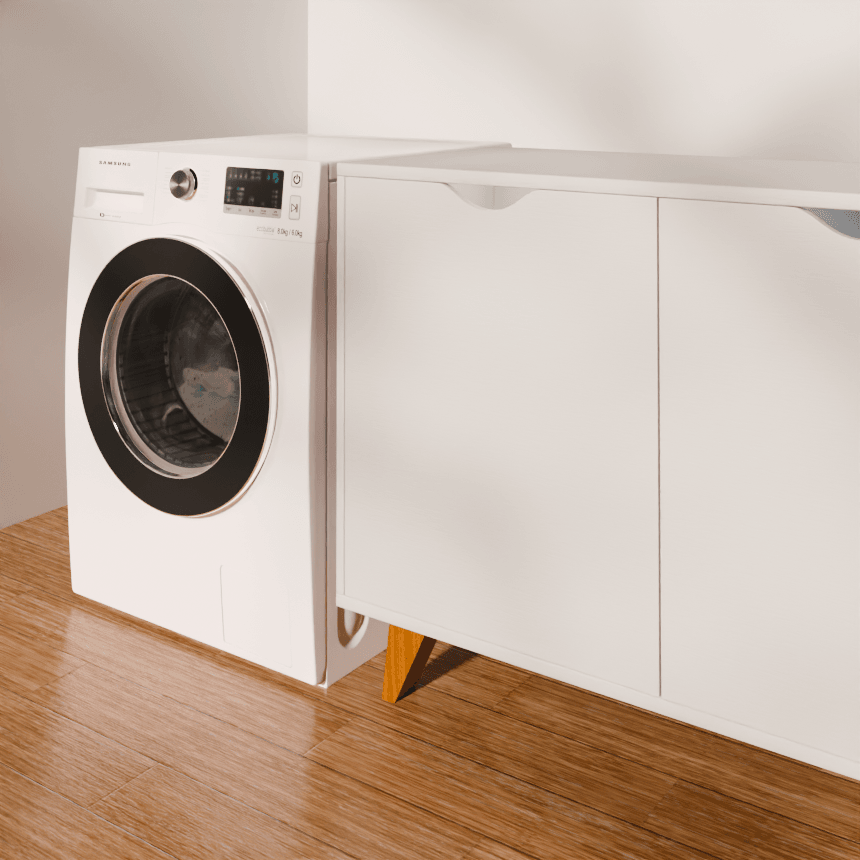 세탁실에서 사용 예시